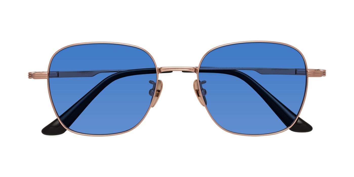 XING - Rose Gold Tinted Sunglasses