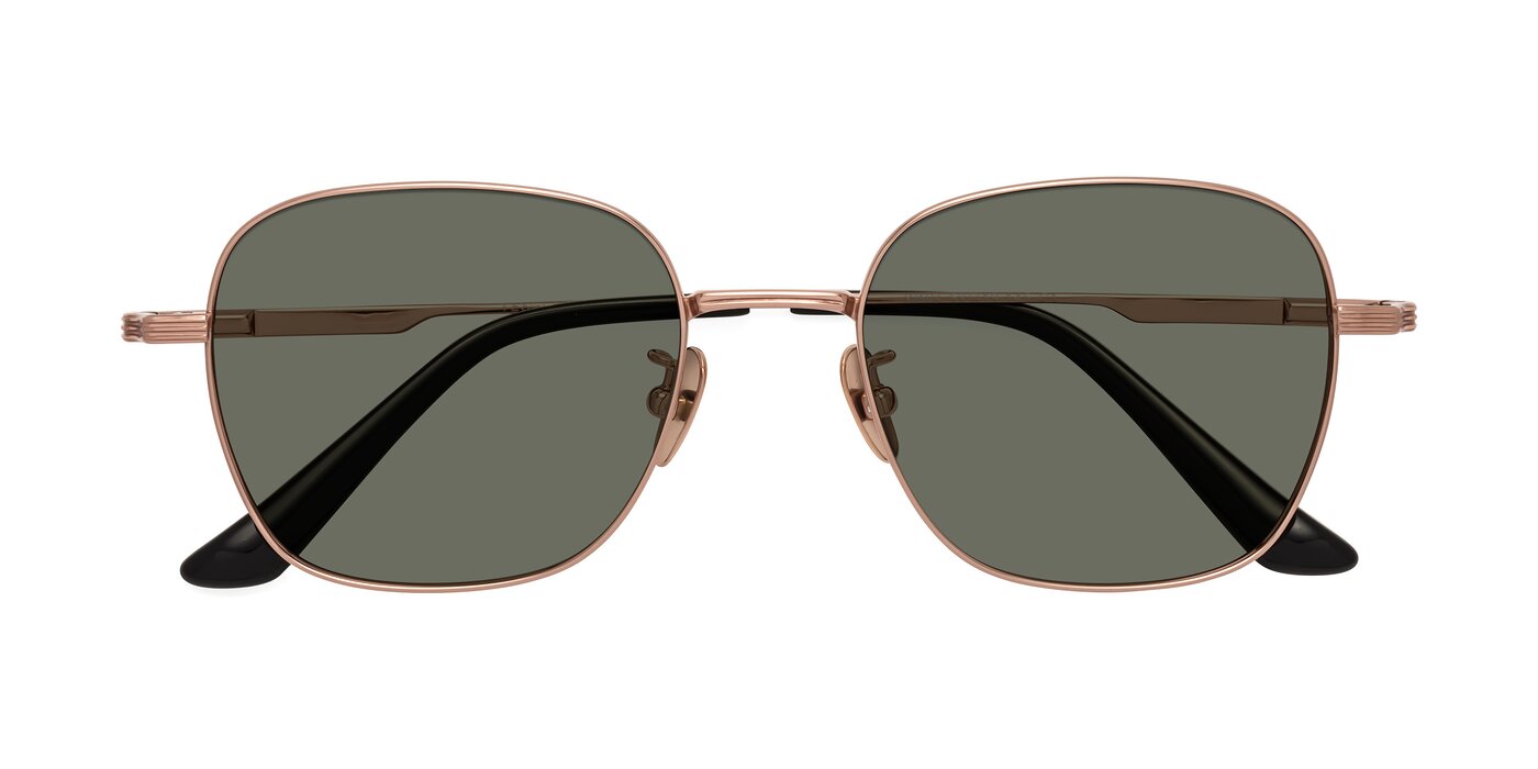 XING - Rose Gold Polarized Sunglasses