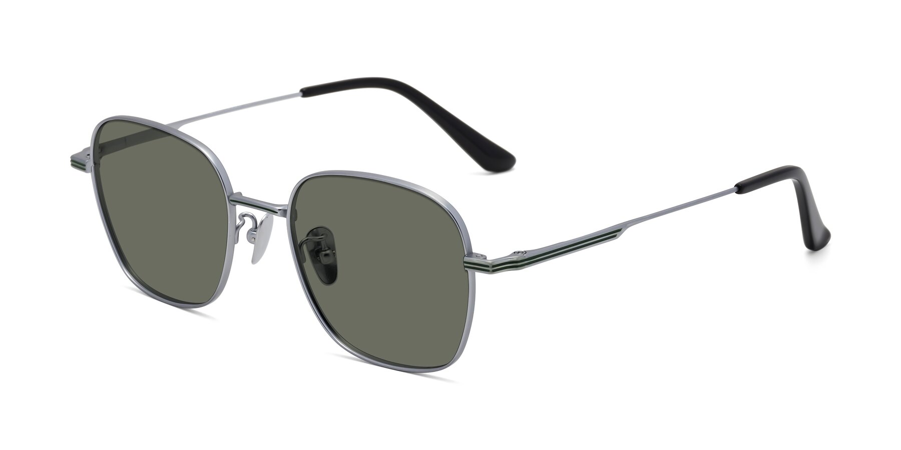 Angle of XING in Silver with Gray Polarized Lenses