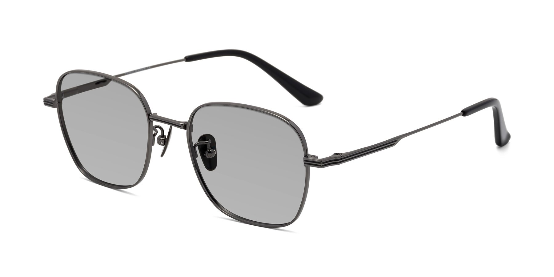 Angle of XING in Gunmetal with Light Gray Tinted Lenses