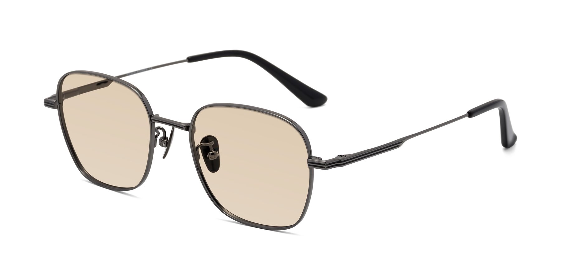 Angle of XING in Gunmetal with Light Brown Tinted Lenses