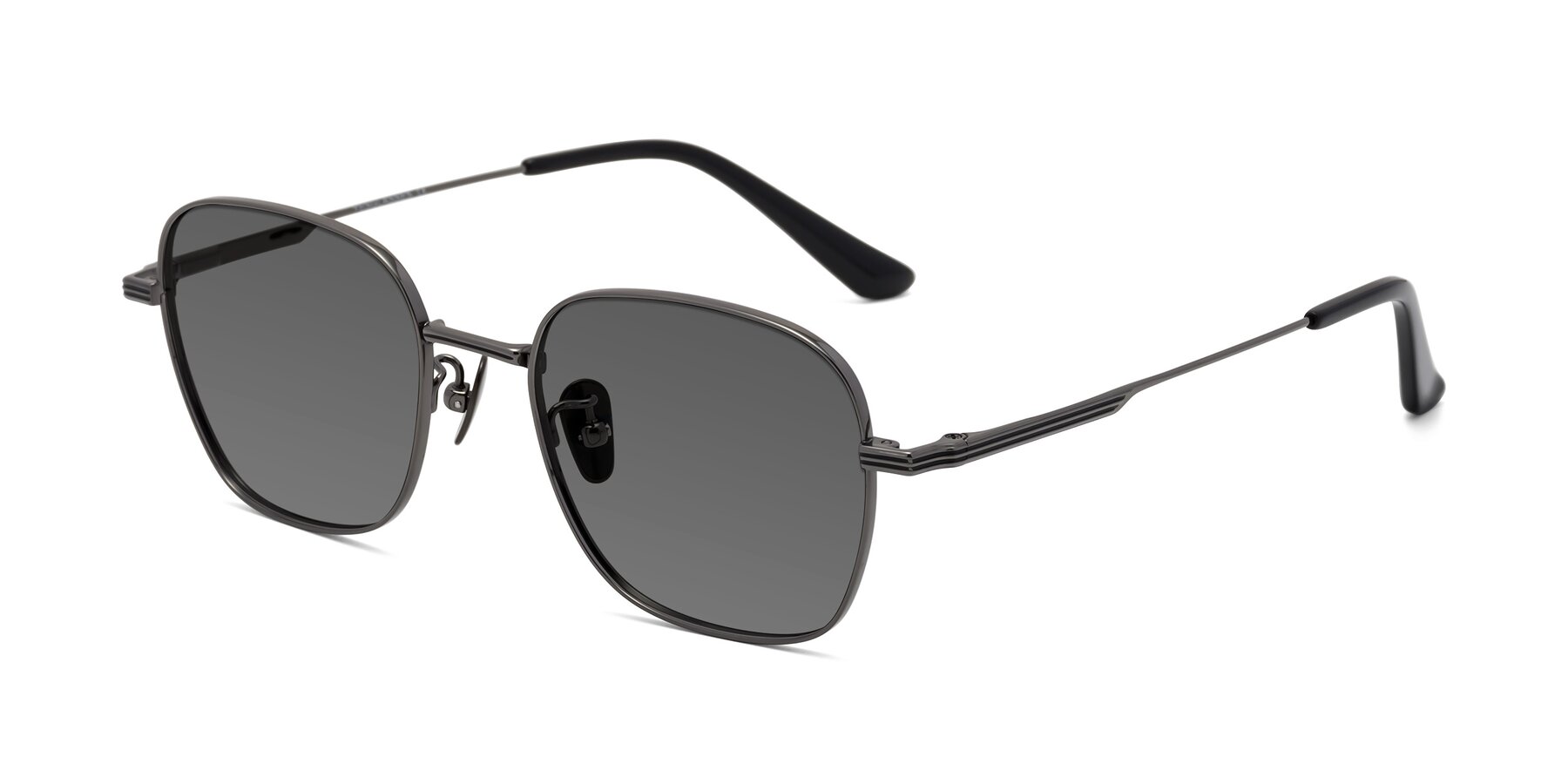 Angle of XING in Gunmetal with Medium Gray Tinted Lenses