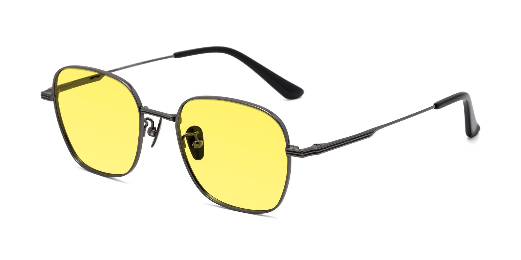 Angle of XING in Gunmetal with Medium Yellow Tinted Lenses