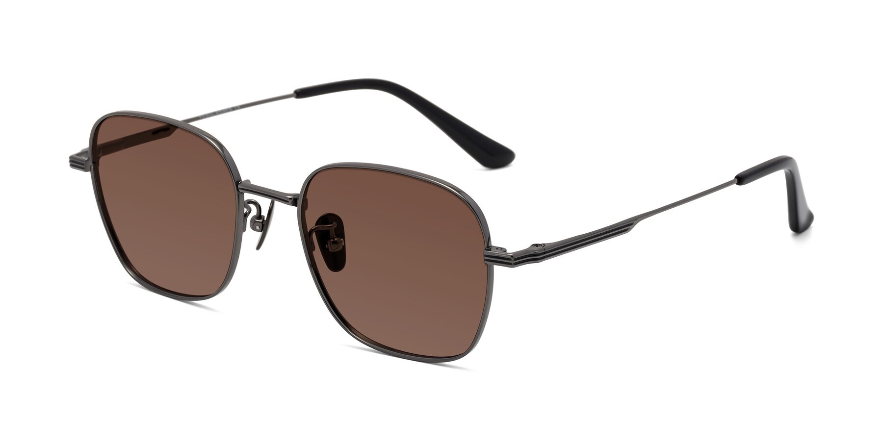 Angle of XING in Gunmetal with Brown Tinted Lenses