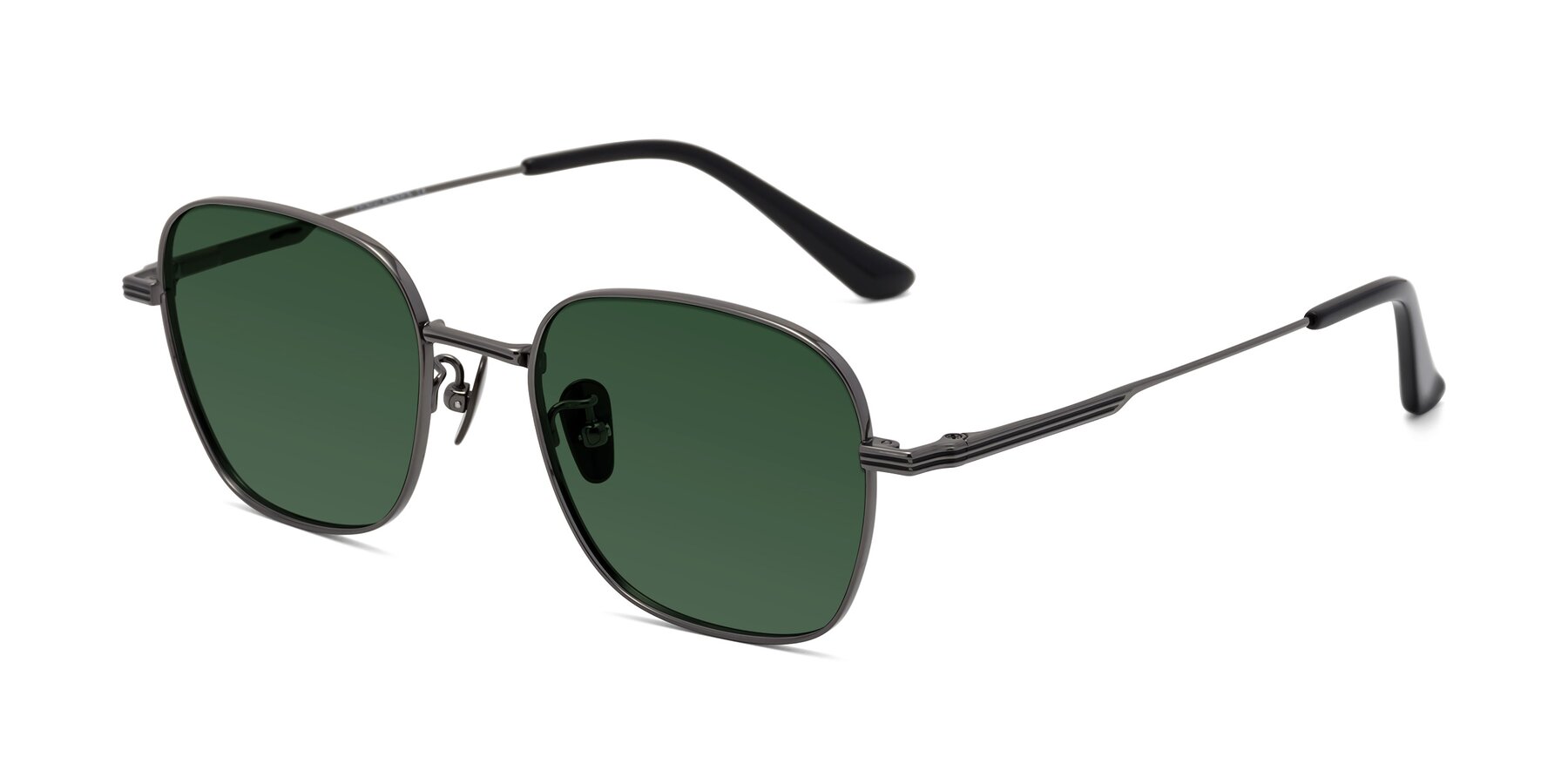 Angle of XING in Gunmetal with Green Tinted Lenses