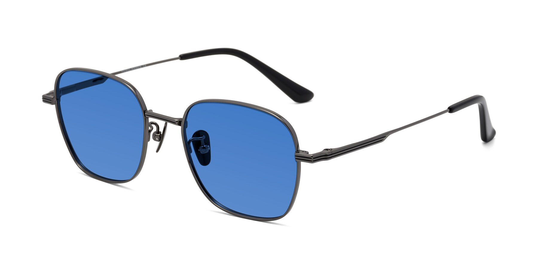 Angle of XING in Gunmetal with Blue Tinted Lenses