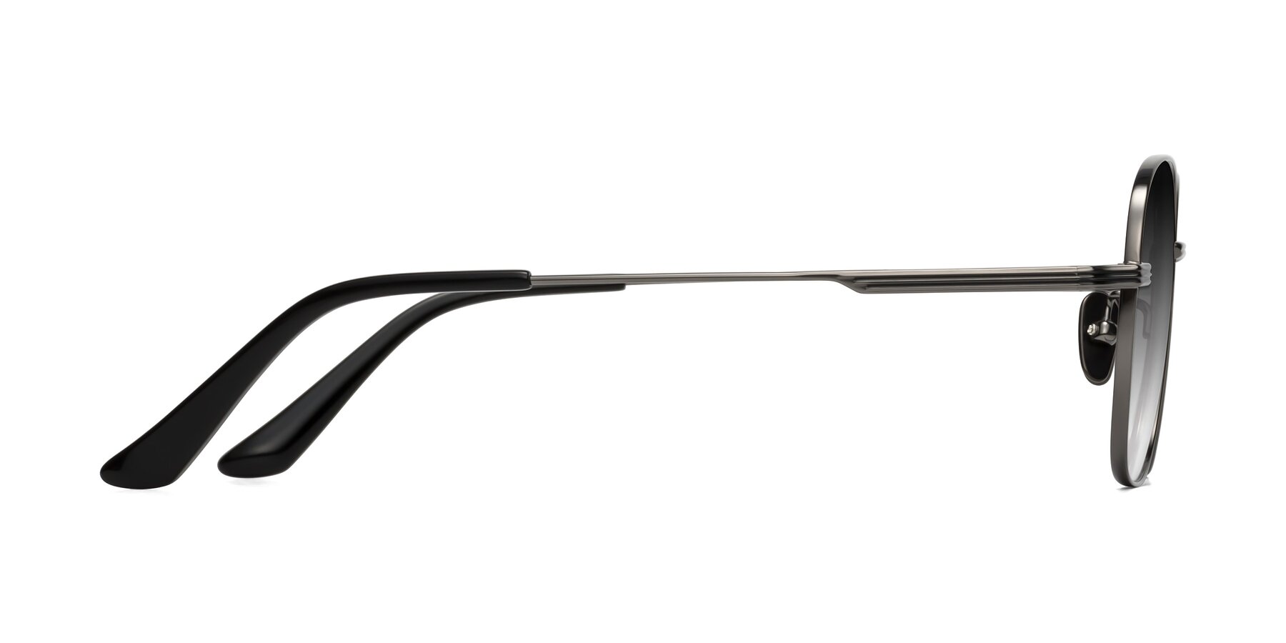 Side of XING in Gunmetal with Gray Gradient Lenses