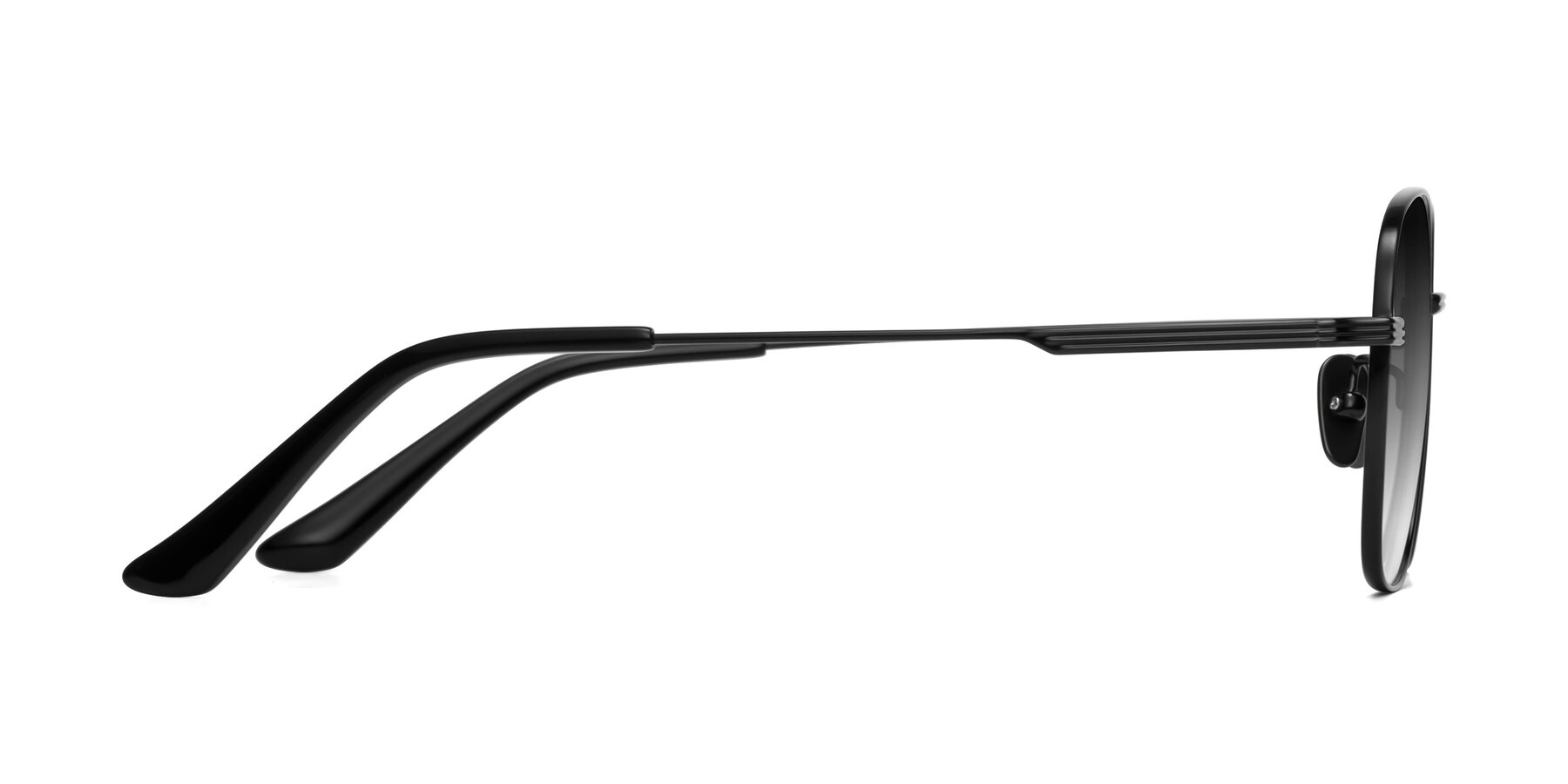 Side of XING in Black with Gray Gradient Lenses