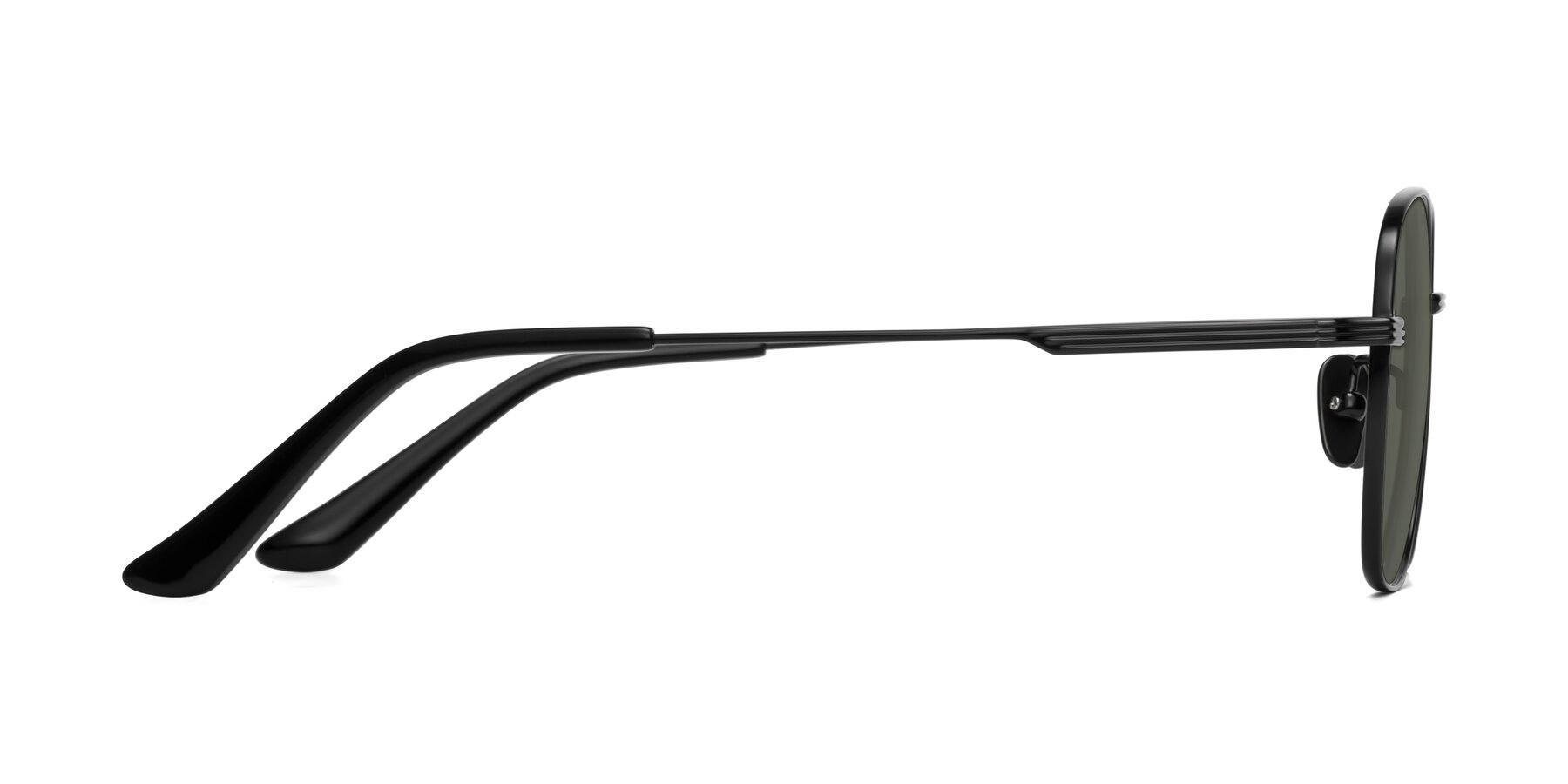 Side of XING in Black with Gray Polarized Lenses