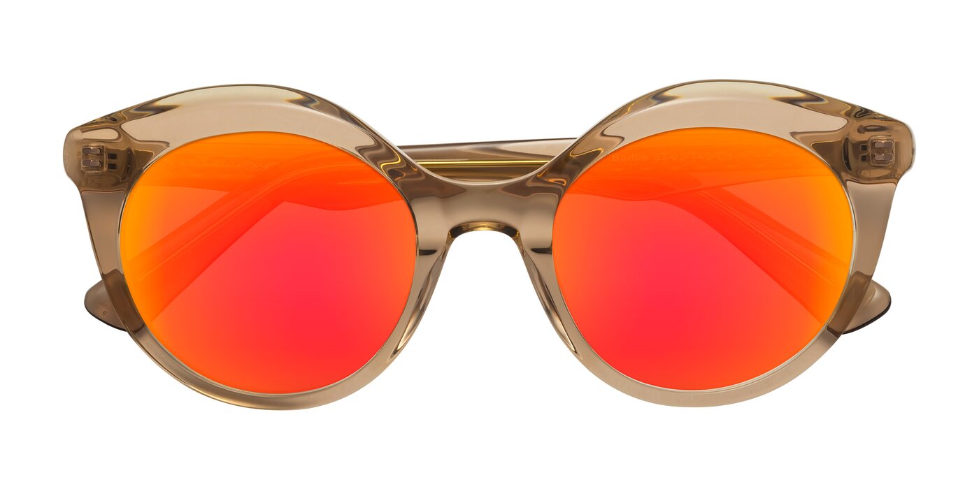 Barbie - Translucent Brown Flash Mirrored Sunglasses