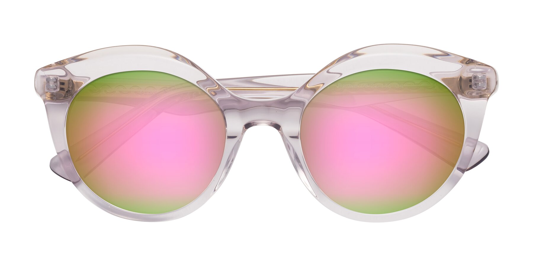 Folded Front of Barbie in Light Purple with Pink Mirrored Lenses