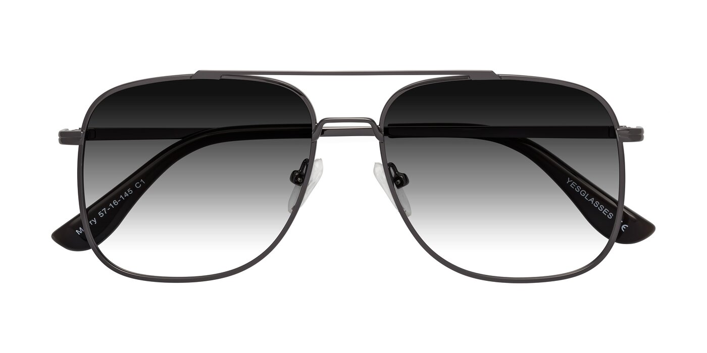 Merry - Gunmetal Gradient Sunglasses