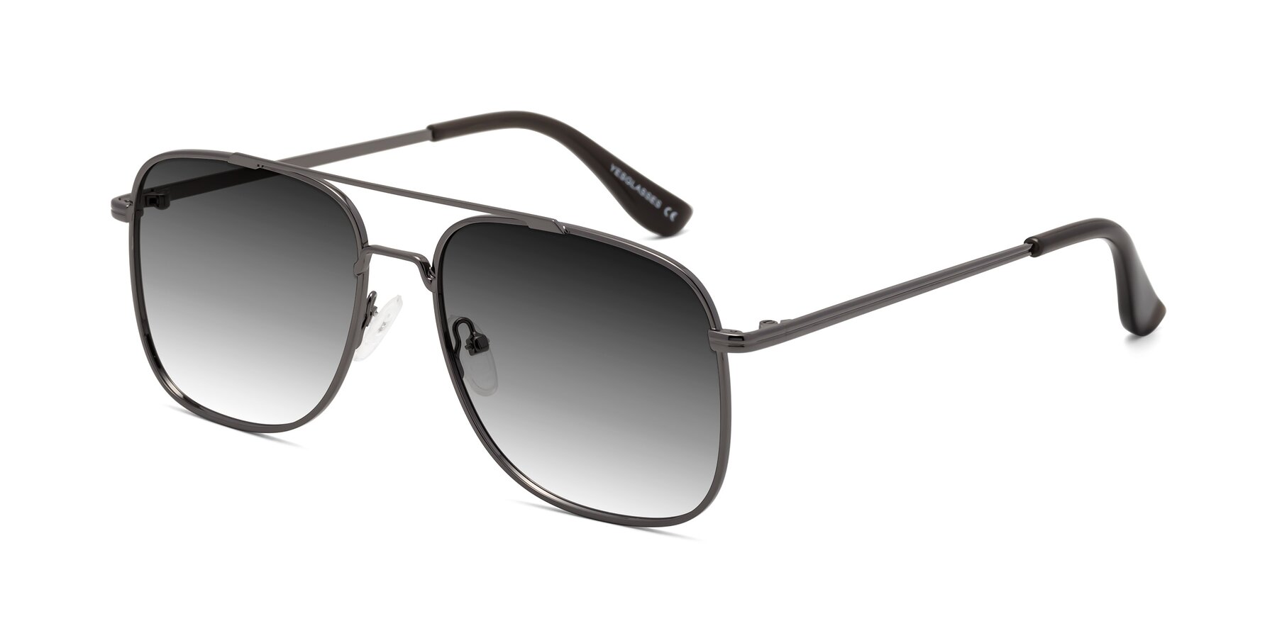 Angle of Merry in Gunmetal with Gray Gradient Lenses