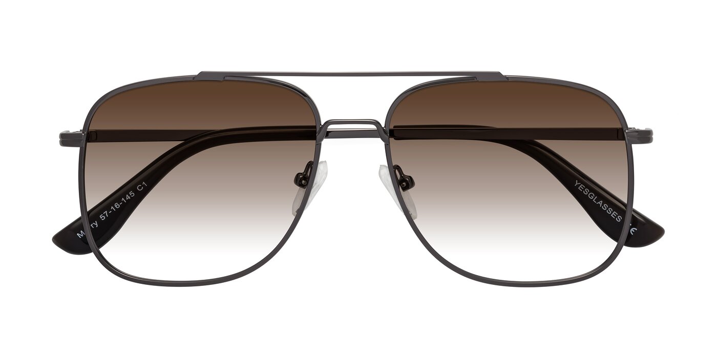 Merry - Gunmetal Gradient Sunglasses