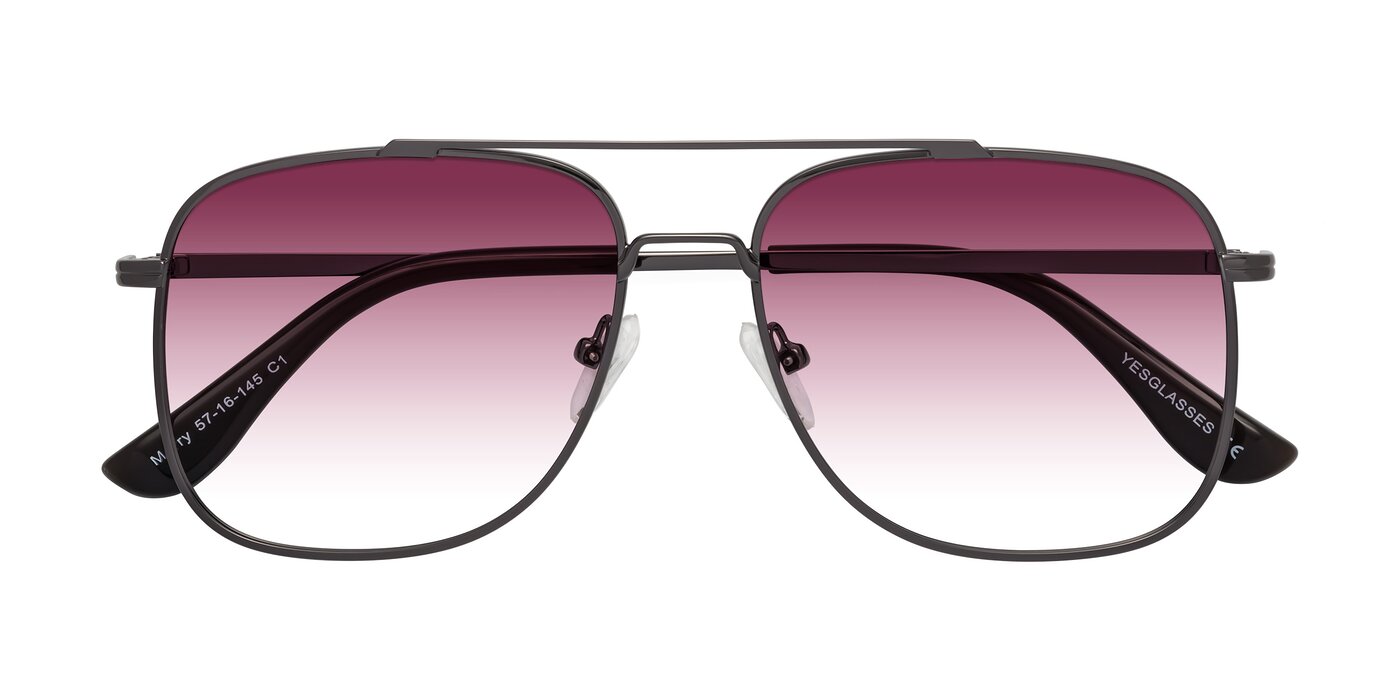 Merry - Gunmetal Gradient Sunglasses