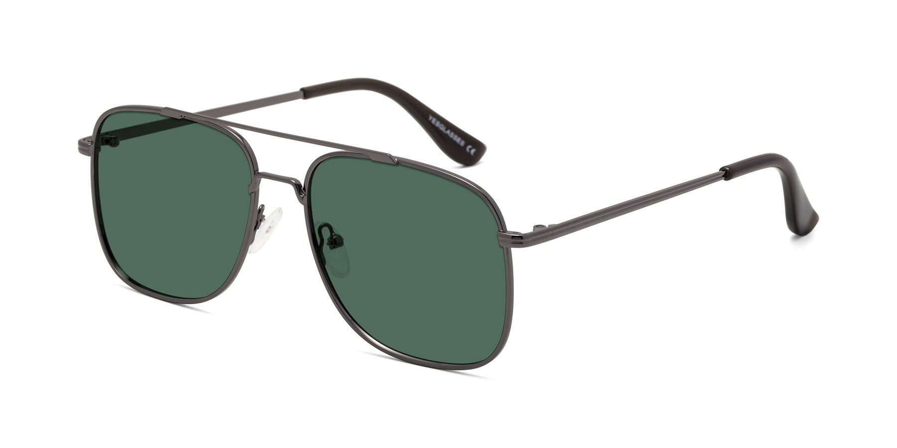 Angle of Merry in Gunmetal with Green Polarized Lenses