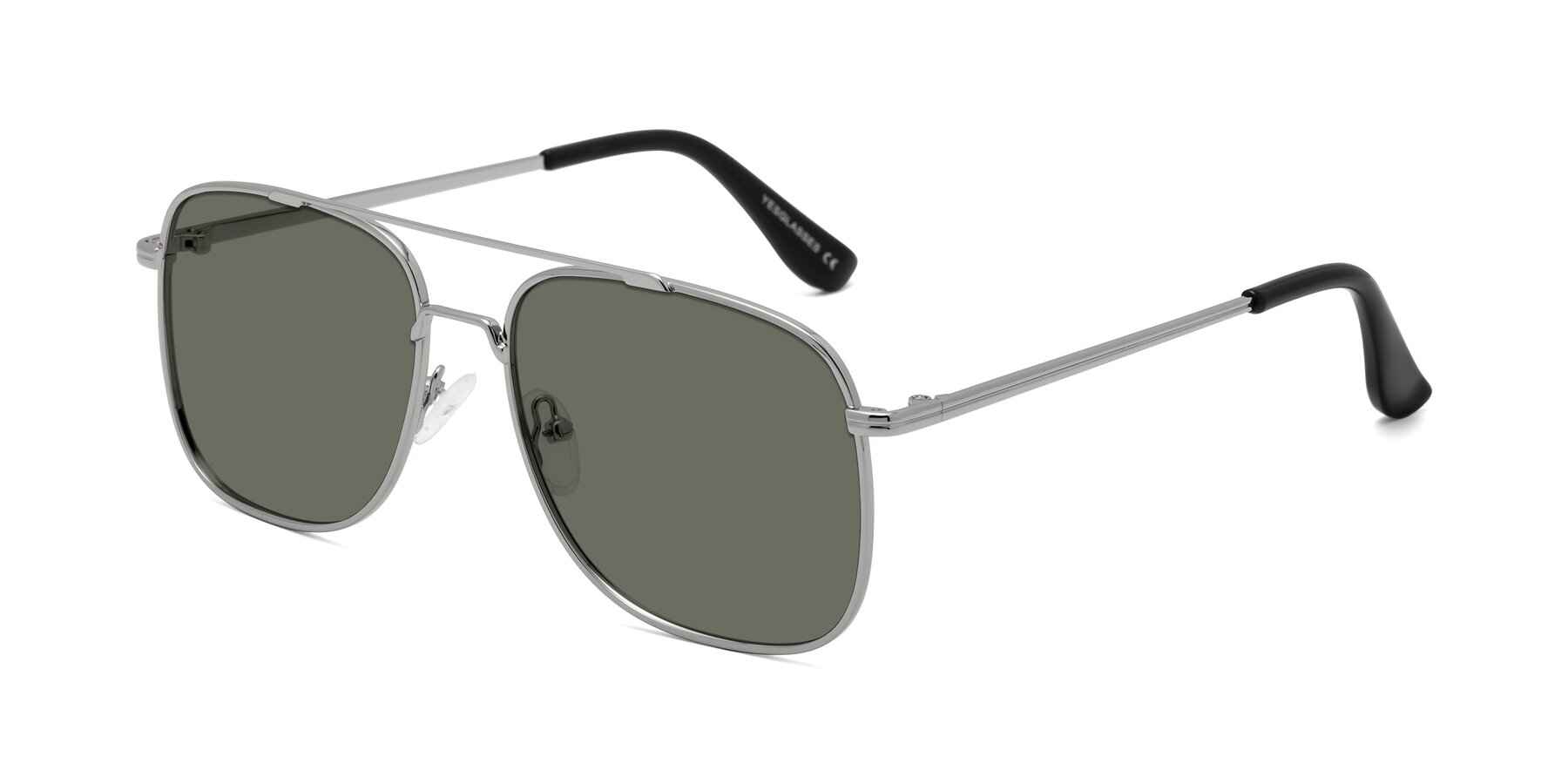 Angle of Merry in Silver with Gray Polarized Lenses