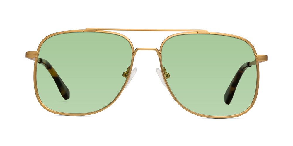 Merry - Matte Gold Tinted Sunglasses