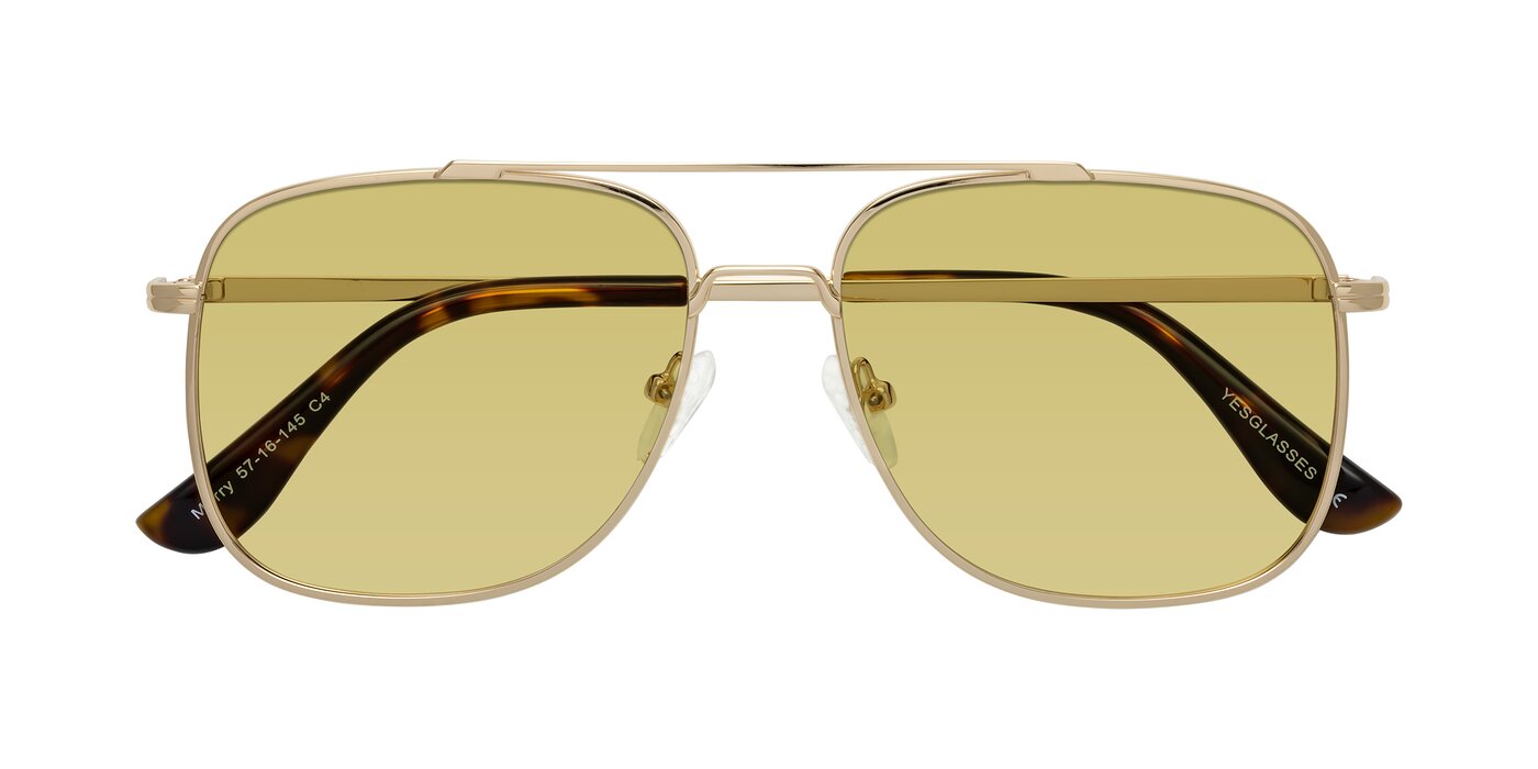 Merry - Gold Tinted Sunglasses