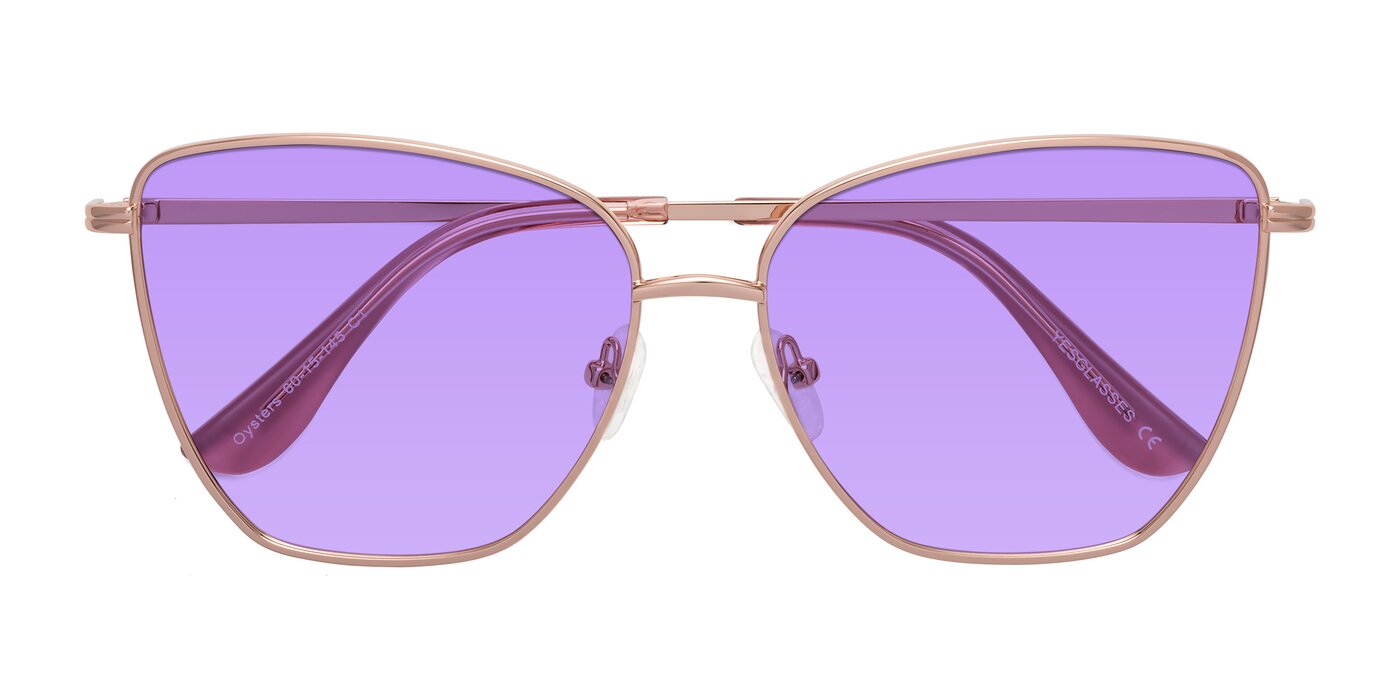 Oysters - Rose Gold Tinted Sunglasses