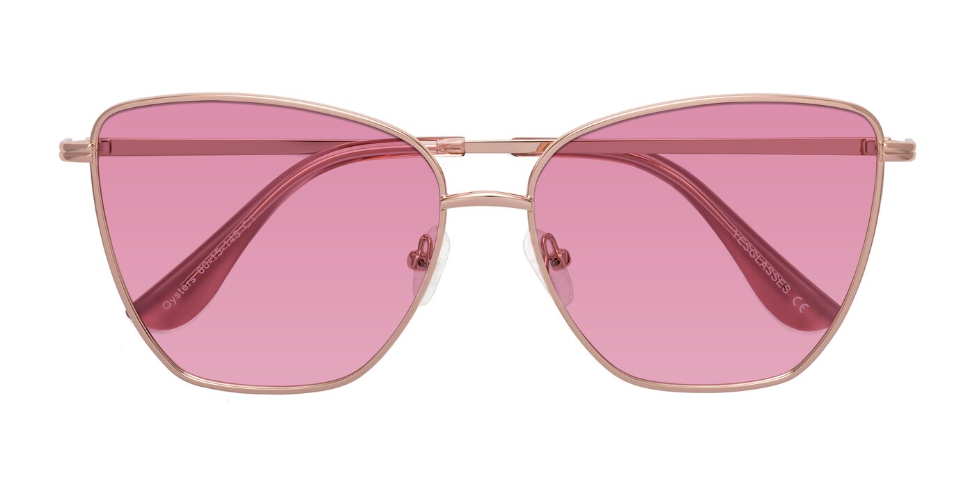 Oysters - Rose Gold Tinted Sunglasses