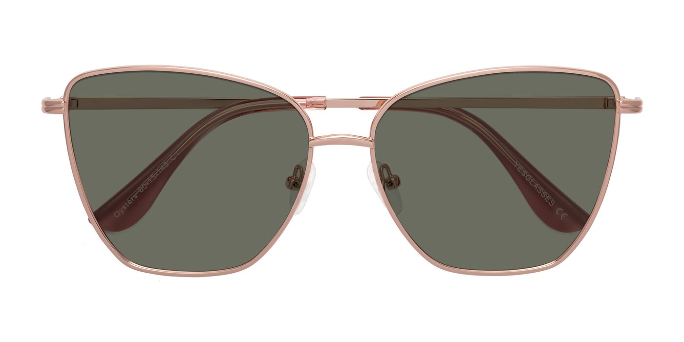 Oysters - Rose Gold Polarized Sunglasses