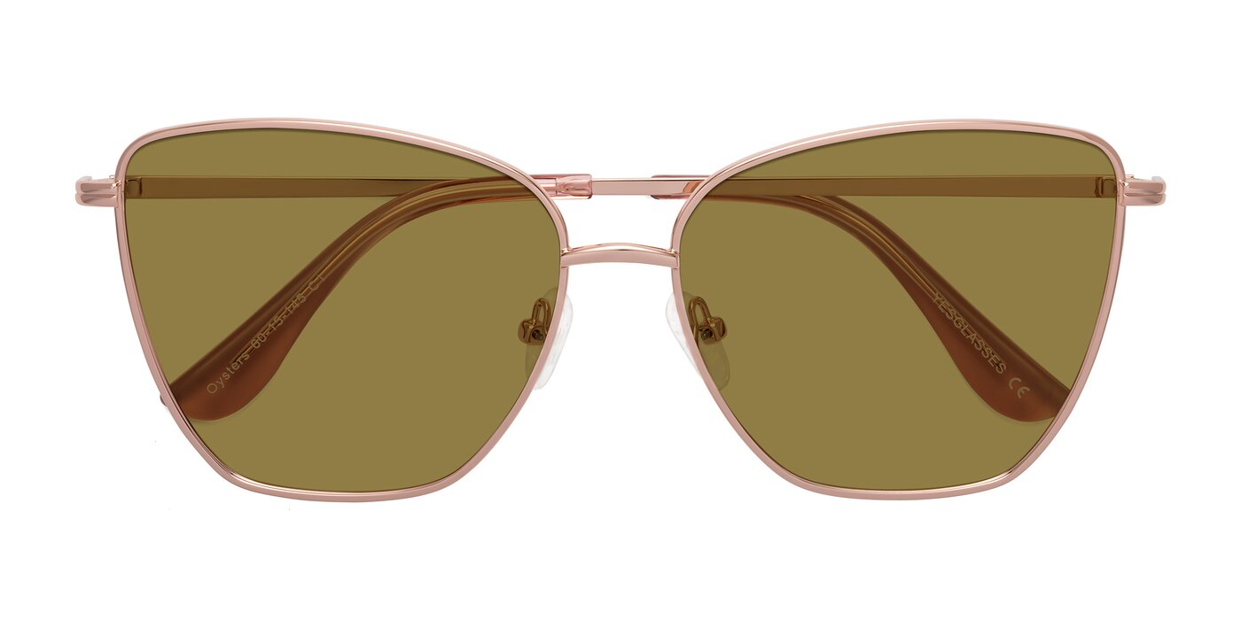 Oysters - Rose Gold Polarized Sunglasses