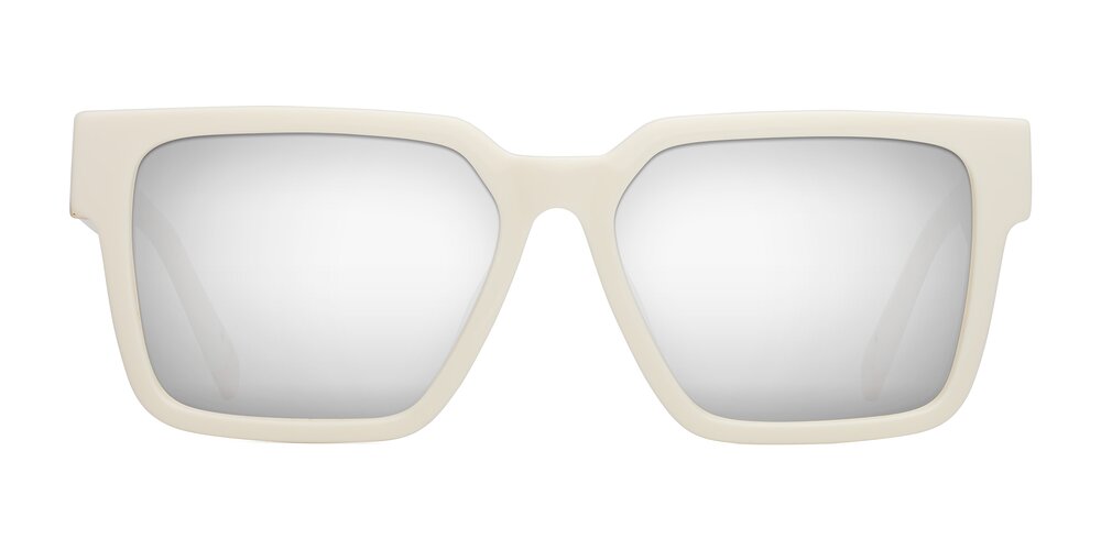 Prince - Ivory Flash Mirrored Sunglasses