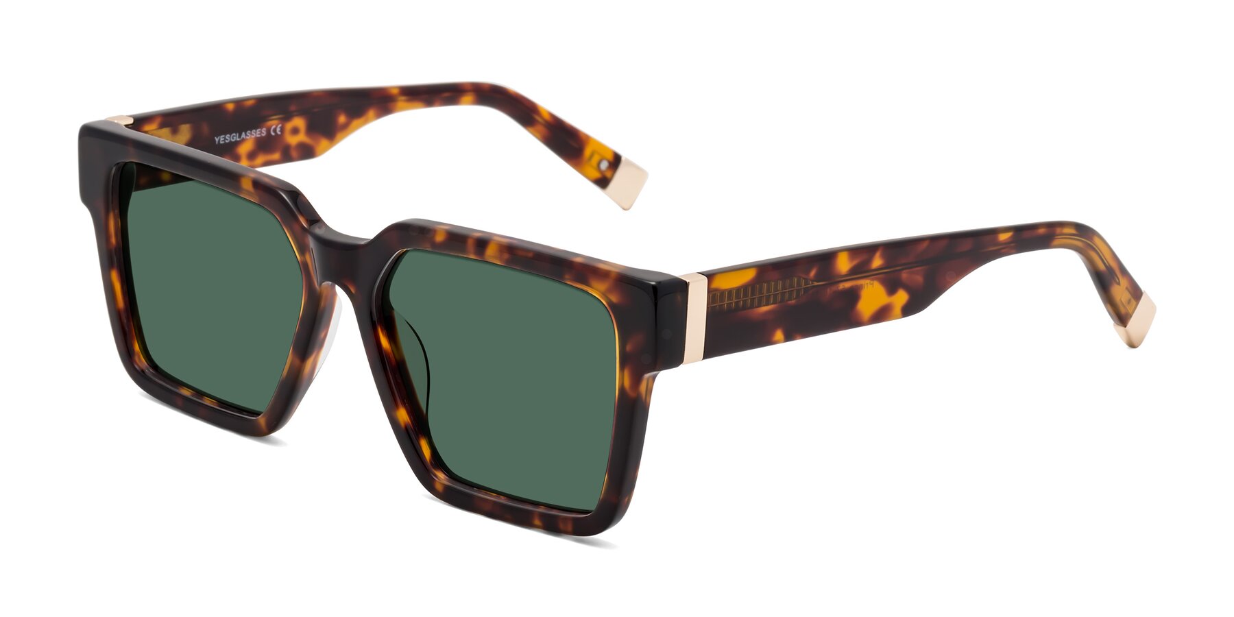 Angle of Prince in Tortoise with Green Polarized Lenses