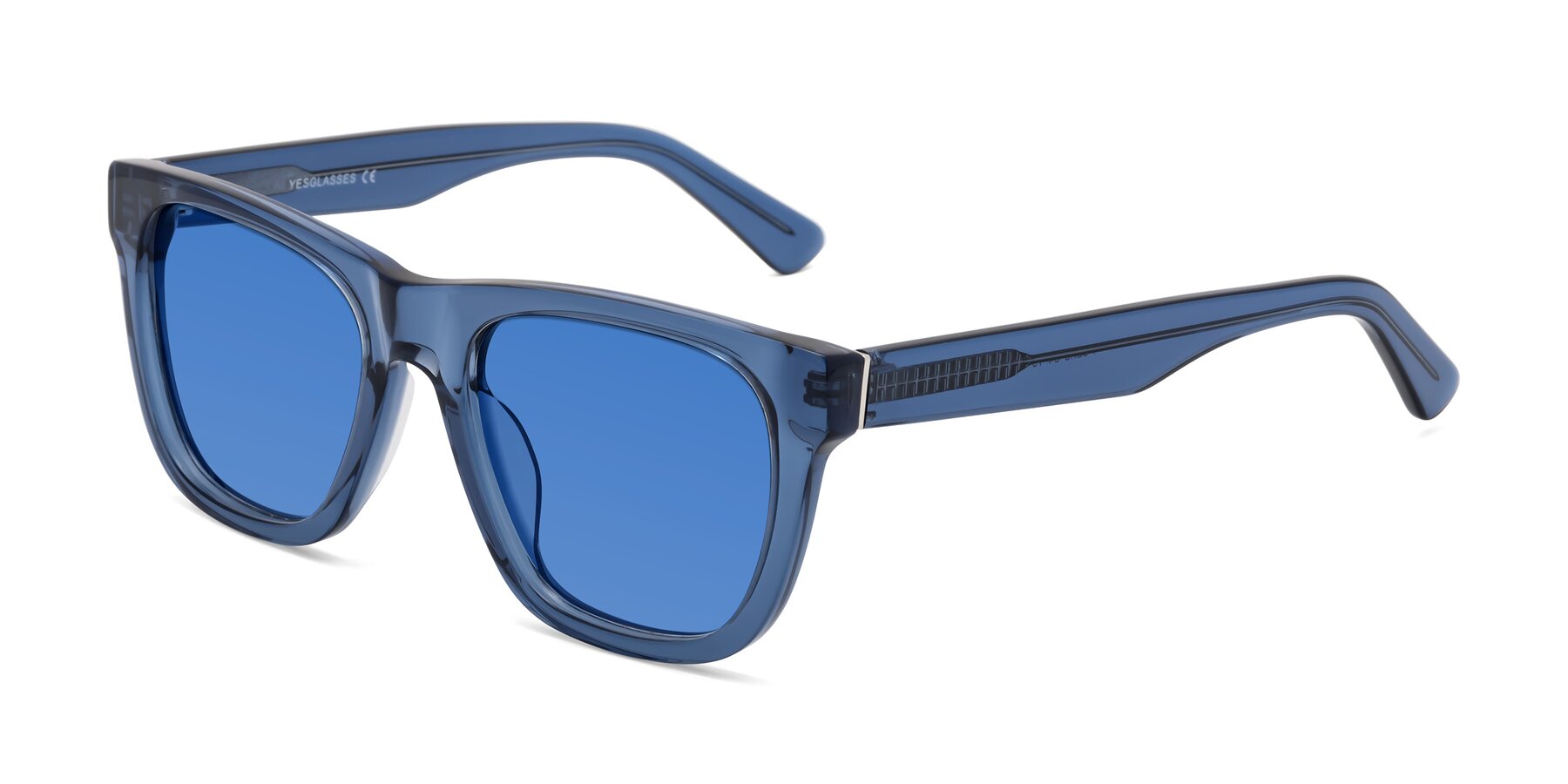 Angle of Pearls in Blue with Blue Tinted Lenses