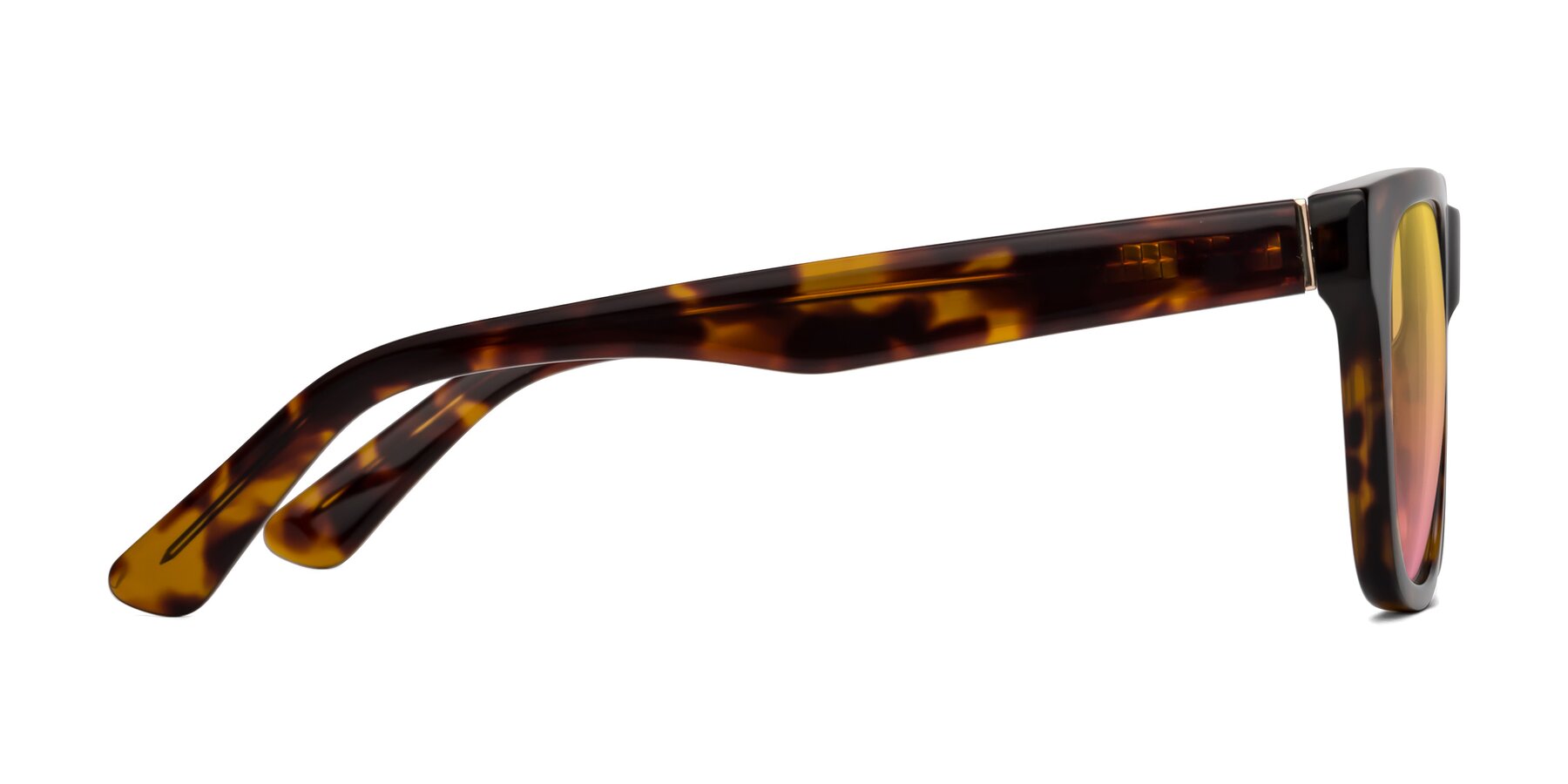 Side of Pearls in Tortoise with Yellow / Pink Gradient Lenses