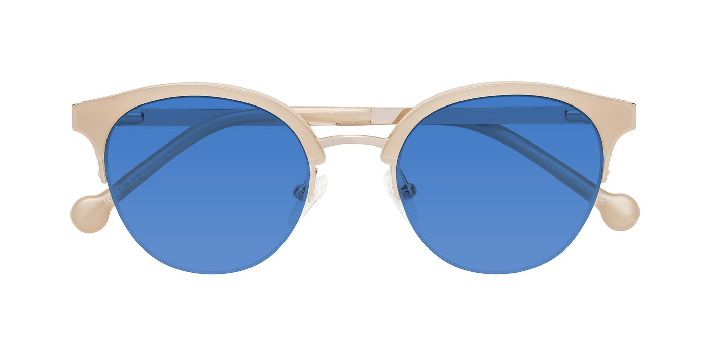 Icream - Beige / Gold Tinted Sunglasses