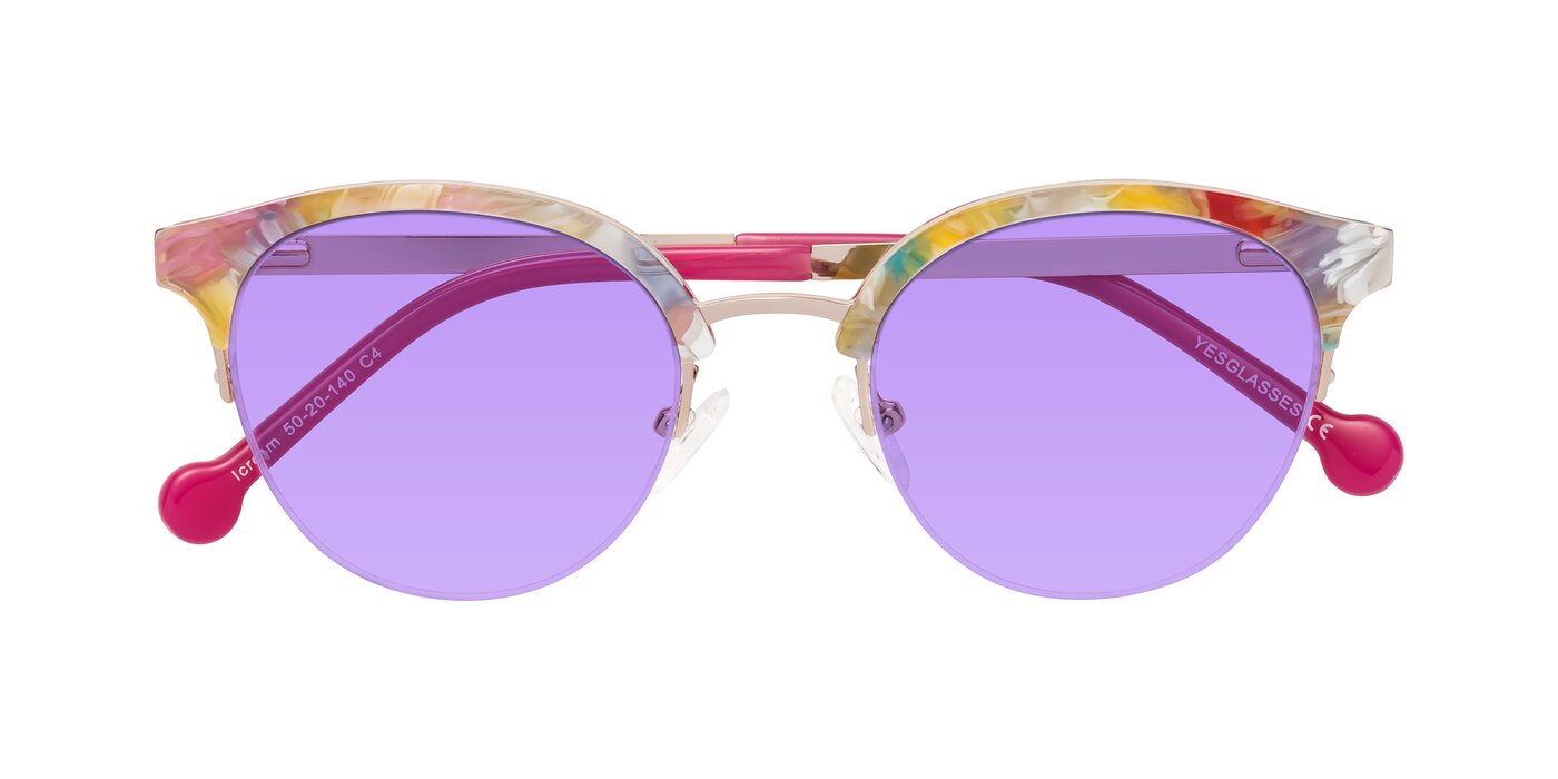 Icream - Fruit/Rose Gold Tinted Sunglasses