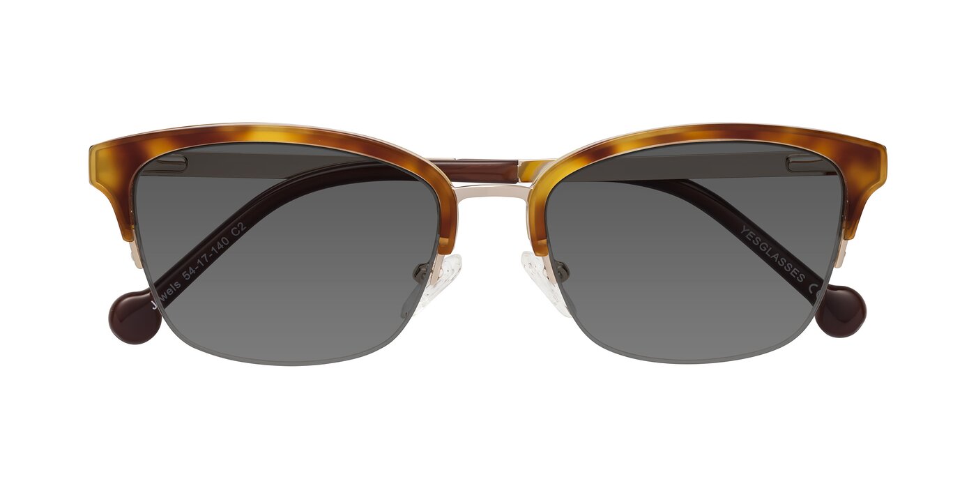 Jewels - Tortoise / Gold Tinted Sunglasses