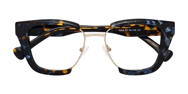 Front of Yews in Blueberry Tortoise / Gold