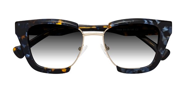 Front of Yews in Blueberry Tortoise / Gold