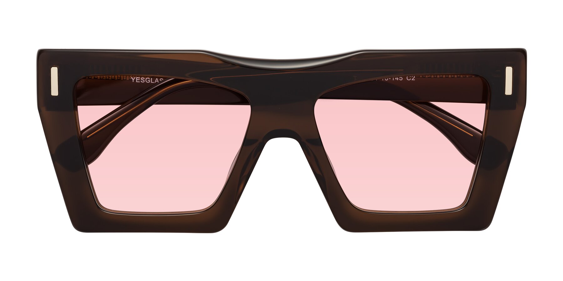 Folded Front of Tree in Brown with Light Garnet Tinted Lenses