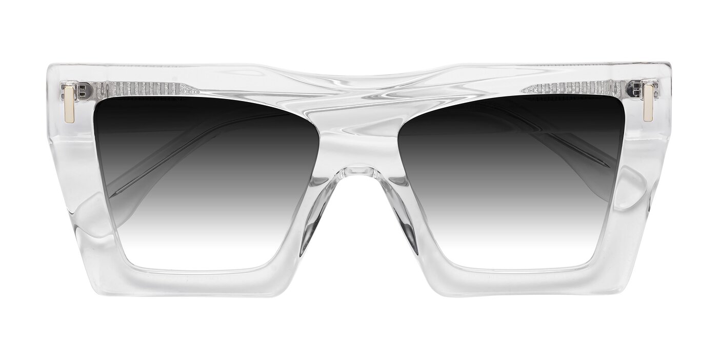 Tree - Clear Gradient Sunglasses