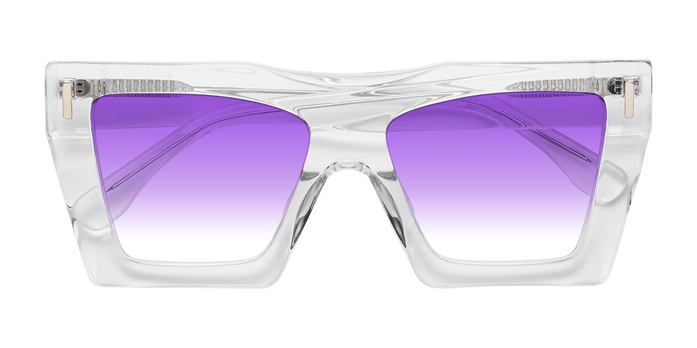 Tree - Clear Gradient Sunglasses