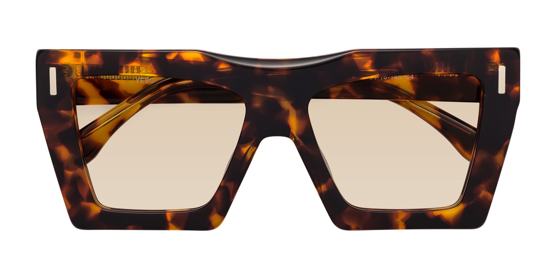 Folded Front of Tree in Tortoise with Light Brown Tinted Lenses