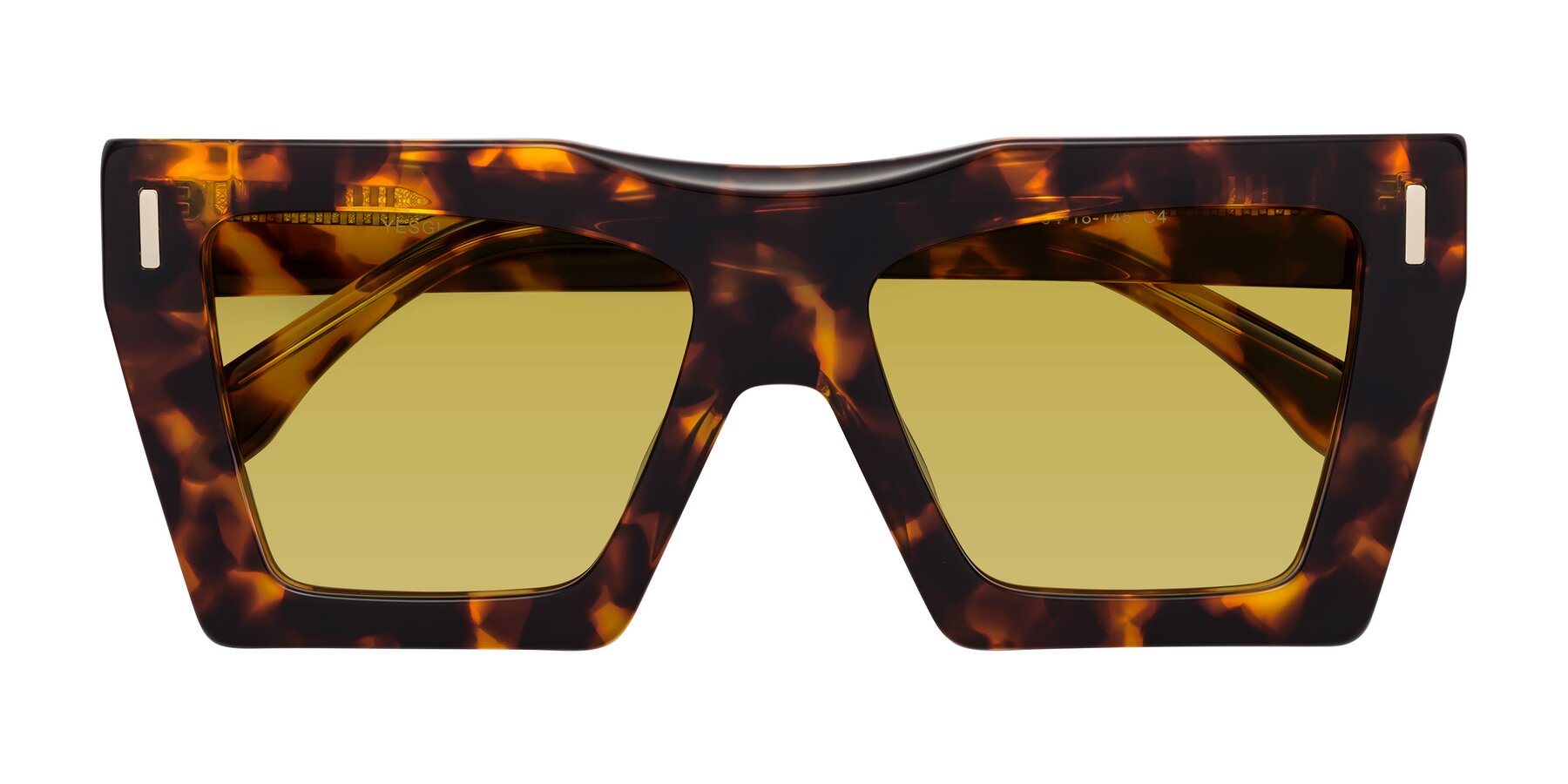 Folded Front of Tree in Tortoise with Champagne Tinted Lenses