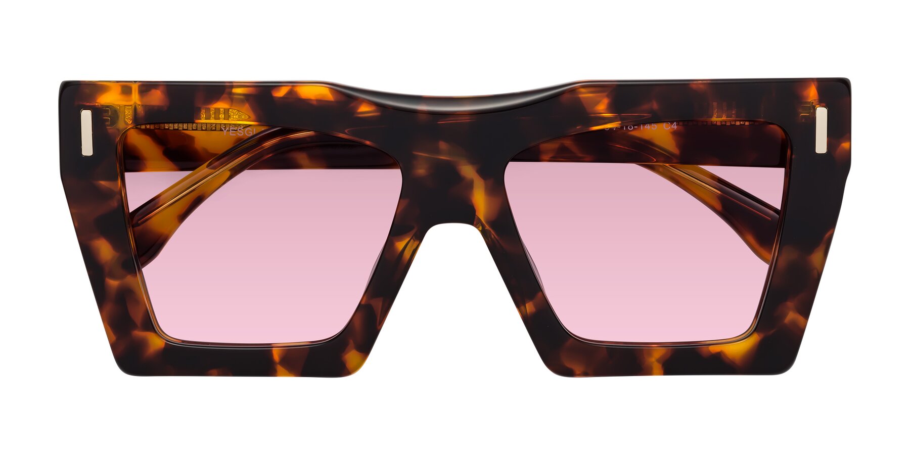 Folded Front of Tree in Tortoise with Light Wine Tinted Lenses