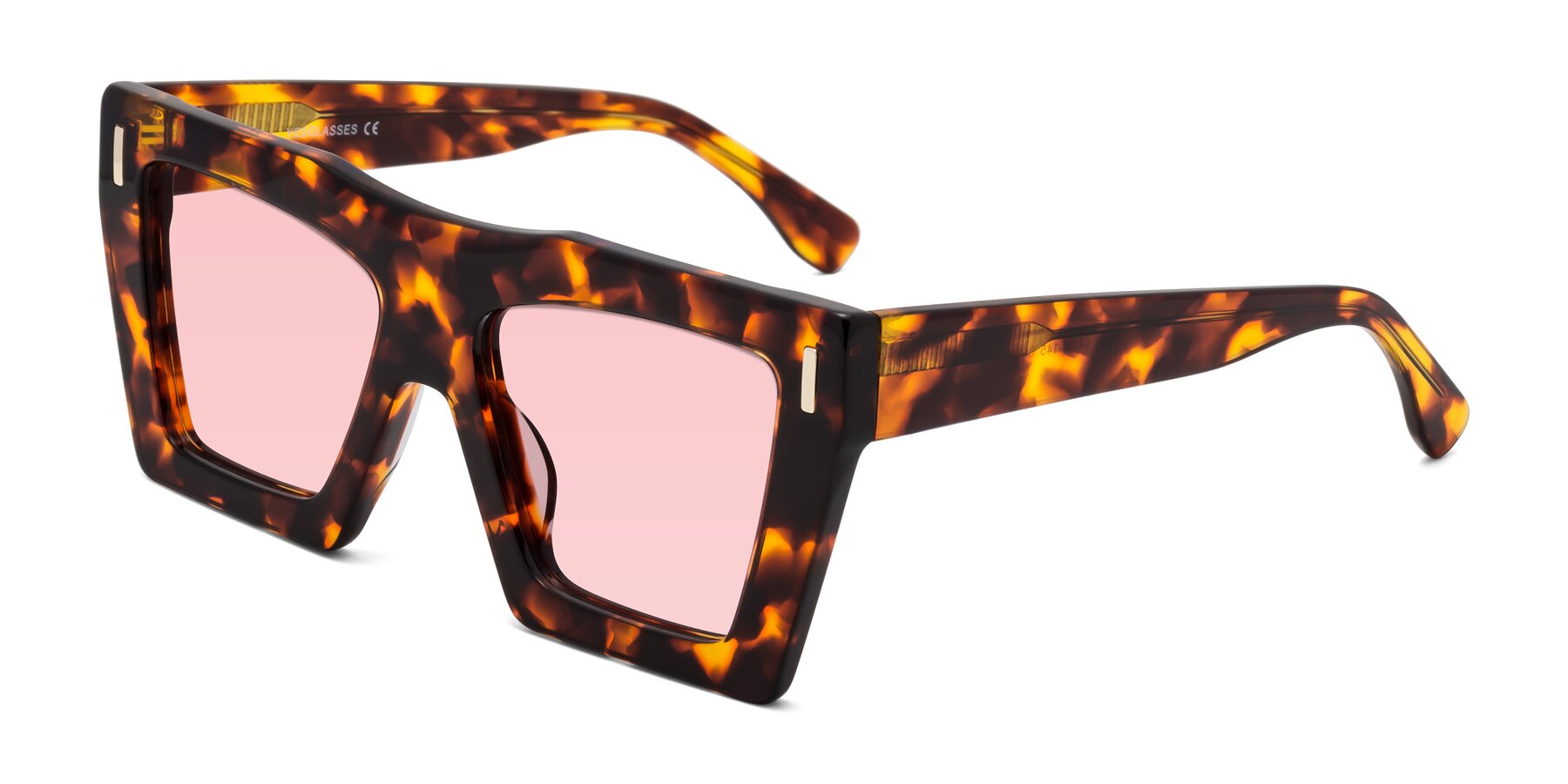 Angle of Tree in Tortoise with Light Garnet Tinted Lenses