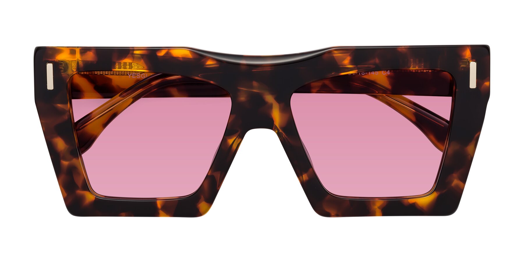 Folded Front of Tree in Tortoise with Medium Wine Tinted Lenses