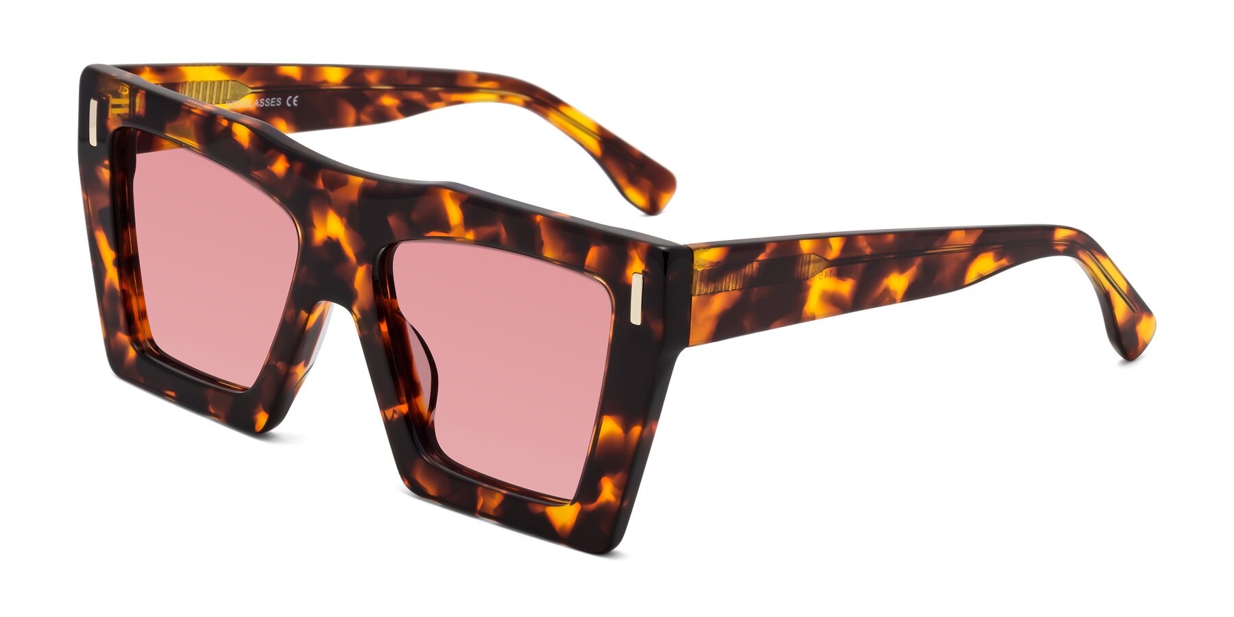 Angle of Tree in Tortoise with Medium Garnet Tinted Lenses