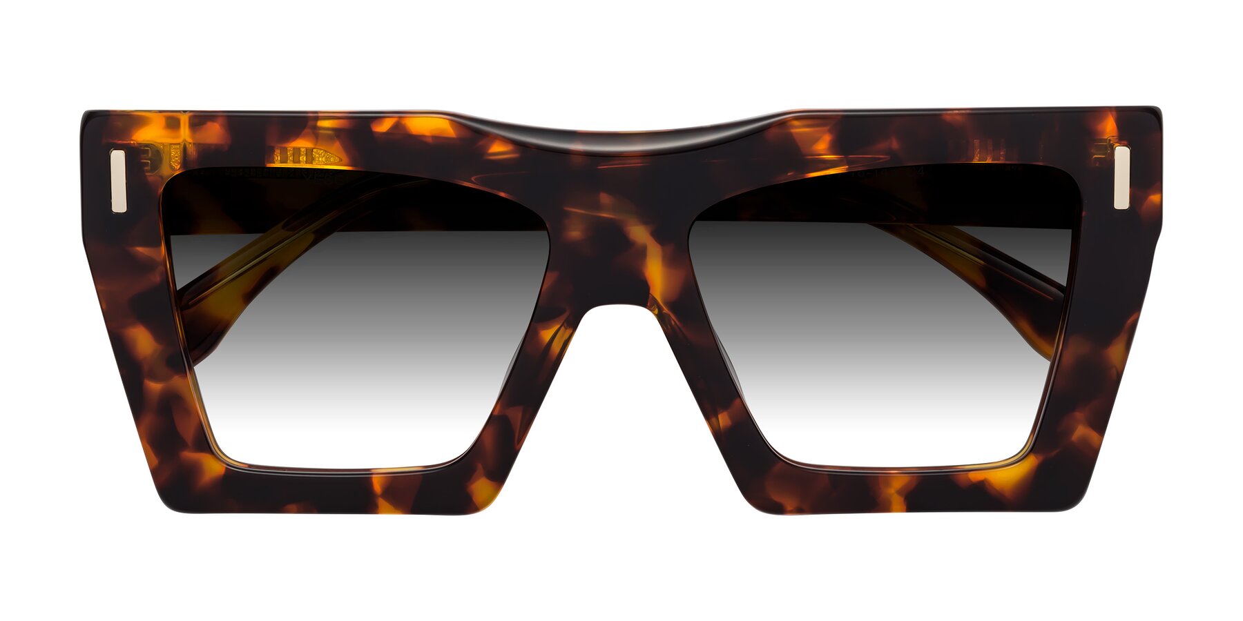 Folded Front of Tree in Tortoise with Gray Gradient Lenses