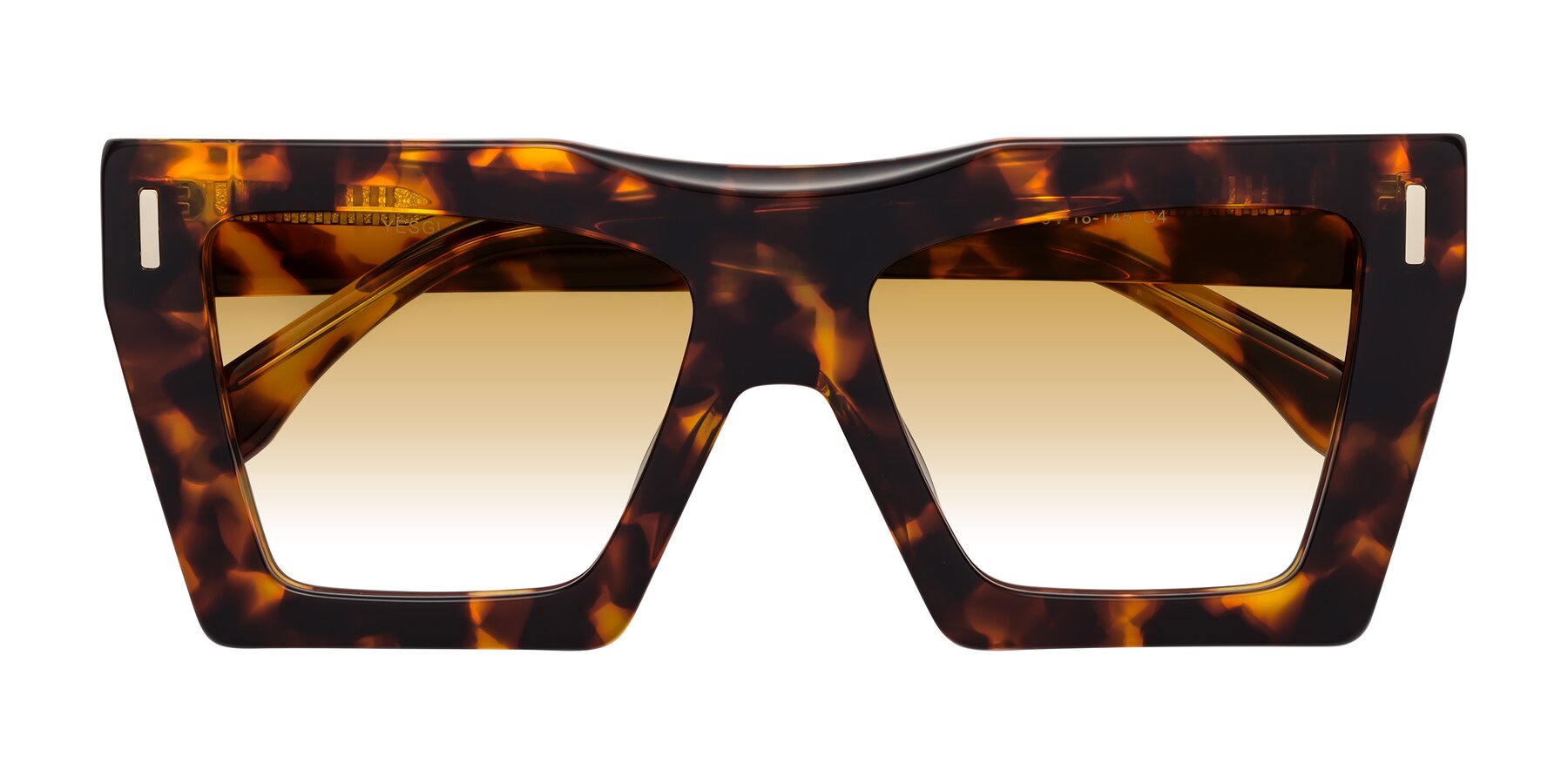 Folded Front of Tree in Tortoise with Champagne Gradient Lenses