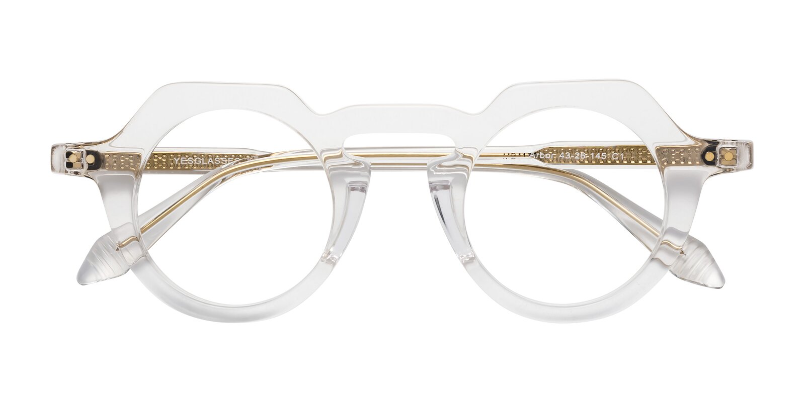 JuicyOrange Round Reading Glasses - Keyhole Frame, Spring Hinge - Multiple Strengths