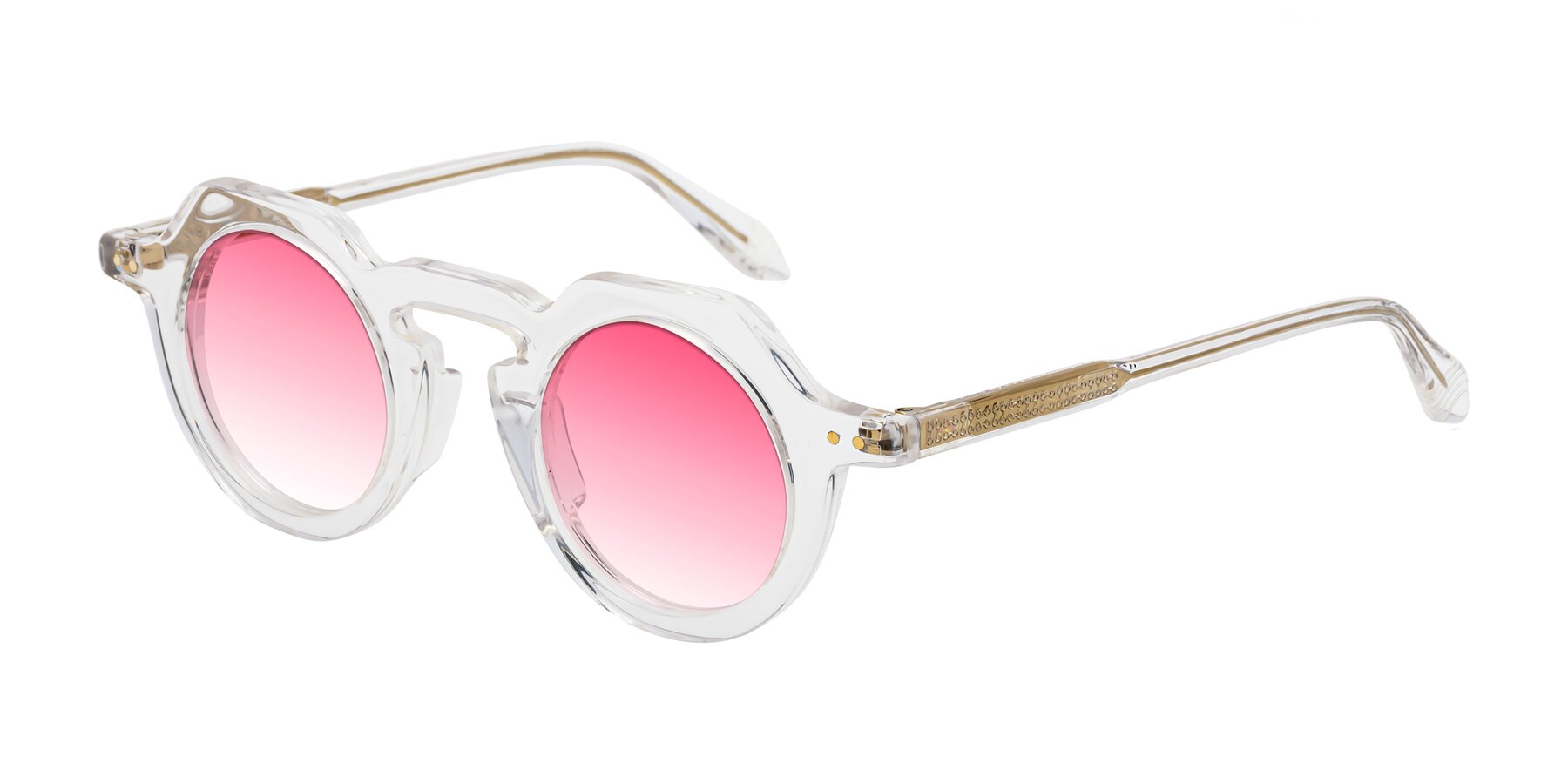 Angle of Arbor in Clear with Pink Gradient Lenses