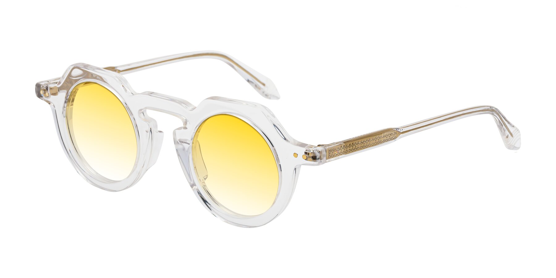 Angle of Arbor in Clear with Yellow Gradient Lenses